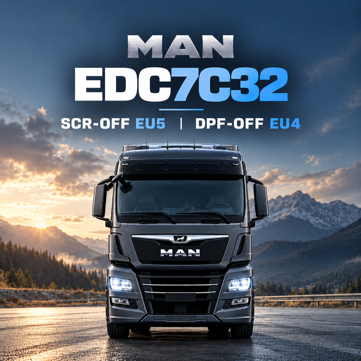 MAN EDC7C32 отключение экологии.